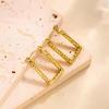 Raffinate Ear Cuff in Acciaio Titanio Oro 18k per Donna