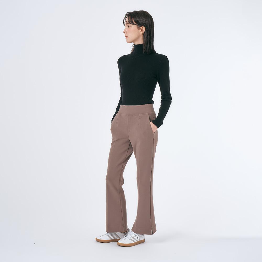 BETTER THAN LIFE Slim Elastic Bootcut Fleece Slacks