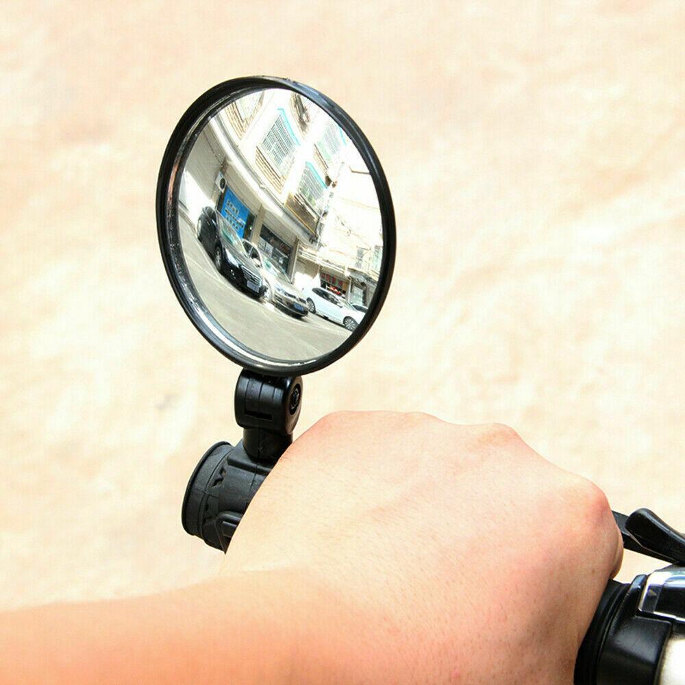 Set van 2 Universele Achteruitkijkspiegels voor Fietsen en Motoren, Met 360-Graden Rotatie en Verstelbare Instellingen voor Fietsen