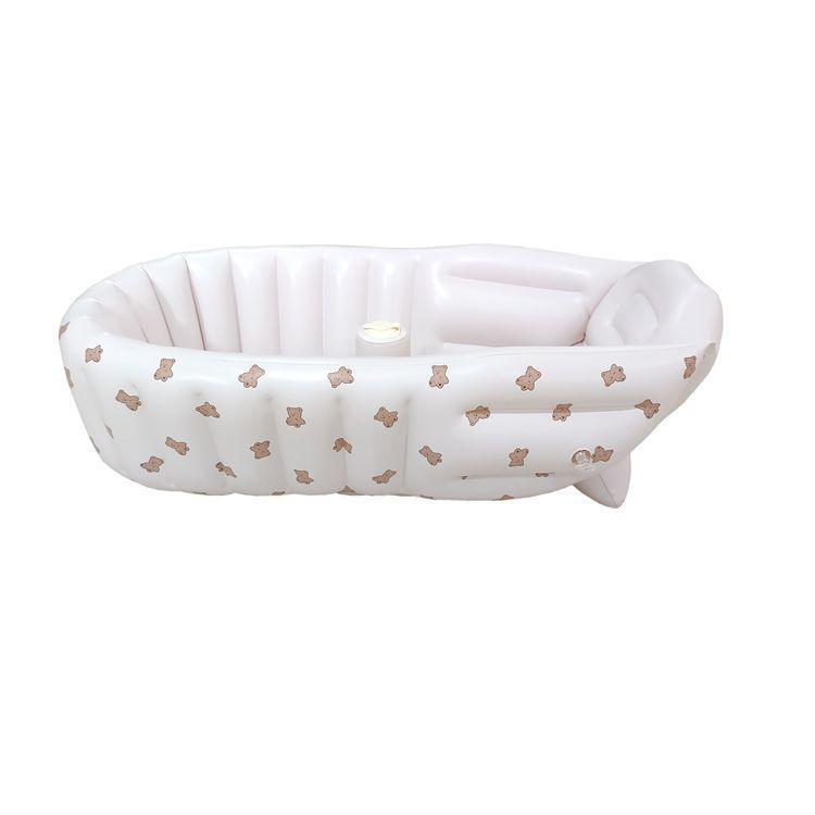 Foldable Inflatable Baby Bathtub: Sit & Lie Newborn Bathing Solution
