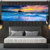 Landschaftsposter, modernes Zuhause, Sonnenuntergang, Strand, Meer, Dekor, Wasserfall, Bilder, Leinwanddrucke, Wandkunst für Wohnzimmer, Nachttischgemälde