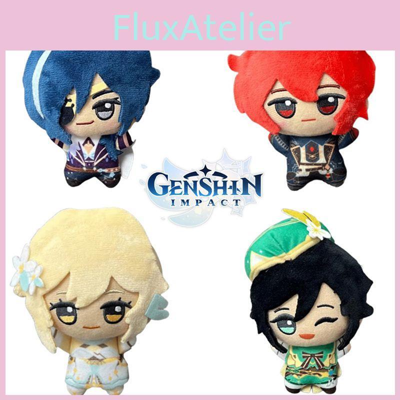 Genshin Impact Plush Doll Pendant Venti Lumine Soft Stuffed Keychain Gift