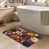 Delicious Pepperoni Pizza Print Door Mat Non-Slip Kitchen Indoor Entry Decor Floor Rug