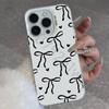 Bunter Schleifen-Aufdruck IMD Hülle für iPhone 17 16 15 14 13 12 11 Pro Max air plus Stoßfest Beschichtet Mattes TPU Funda