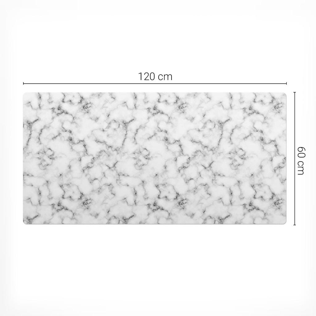 Desk Pad Protective Mat Keyboard Mouse Marble Texture 120X60 Cm