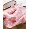 Women S Floral Printed Cotton Small Square Scarf Elegant Sunscreen Decorative Neck Scarf