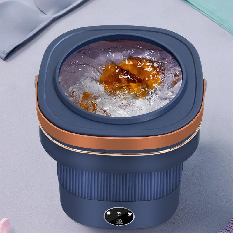 Портативная складная стиральная машина для чистки нижнего белья опционально для зарядки — фото 4