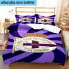 3PCS Deportivo Football Bedding Set,Including 1pc Duvet Cover And 2pcs Pillowcases Perfect for Bedroom, Dormitory, Fan Christmas gift
