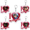 Hunger Games Popular I Love My Boyfriend Josh Hutcherson Key Chain Keychains Movie Ring for Bag Pendant Keyring Jewelry Gifts