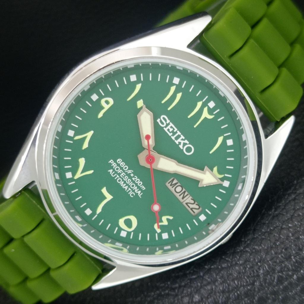

ВИНТАЖНЫЕ ОТРЕМОНТИРОВАННЫЕ МУЖСКИЕ АВТОМАТИЧЕСКИЕ ЧАСЫ SEIKO 6309A ЯПОНИЯ ЗЕЛЕНЫЙ ЦИФЕРБЛАТ a442756-1