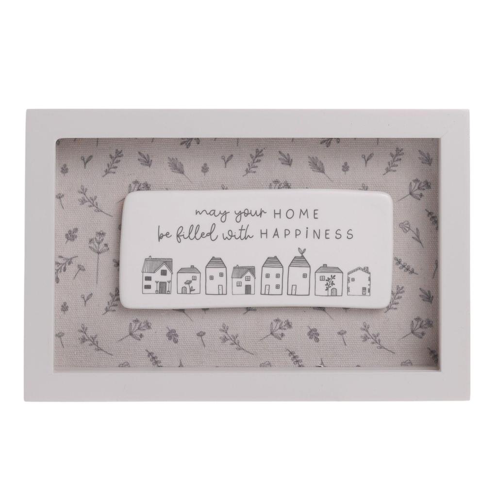 Moments Framed Plaque 22cm X 15cm - Home