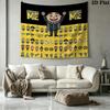 Despicable Minions Wall Tapestry Aesthetic Wall Hanging Printed Fabric Blanket Decorative Tapestries For Bedroom Living Room Home Decor
