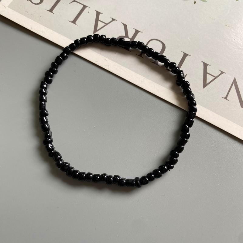 White Anklet for Women Colorful Fashion Girl Tiny Seed Beads Foot Bracelet Yellow Bohemian Anklet Gift Zircon