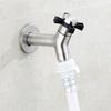 Strong Steel Laundry Faucet Quick Connection Valves Easy Setups Modern Styles Fast Open Valves for Washing Machine