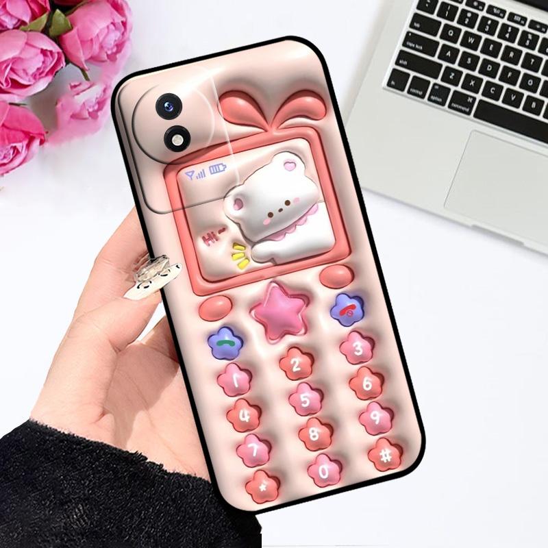 For Vivo Y02 4G Cases Y02A Y02t Y02s Color Printing Silicone TPU Phone Cover For VIVO Y11 2023 4G Bumper V2236A Coque Fundas