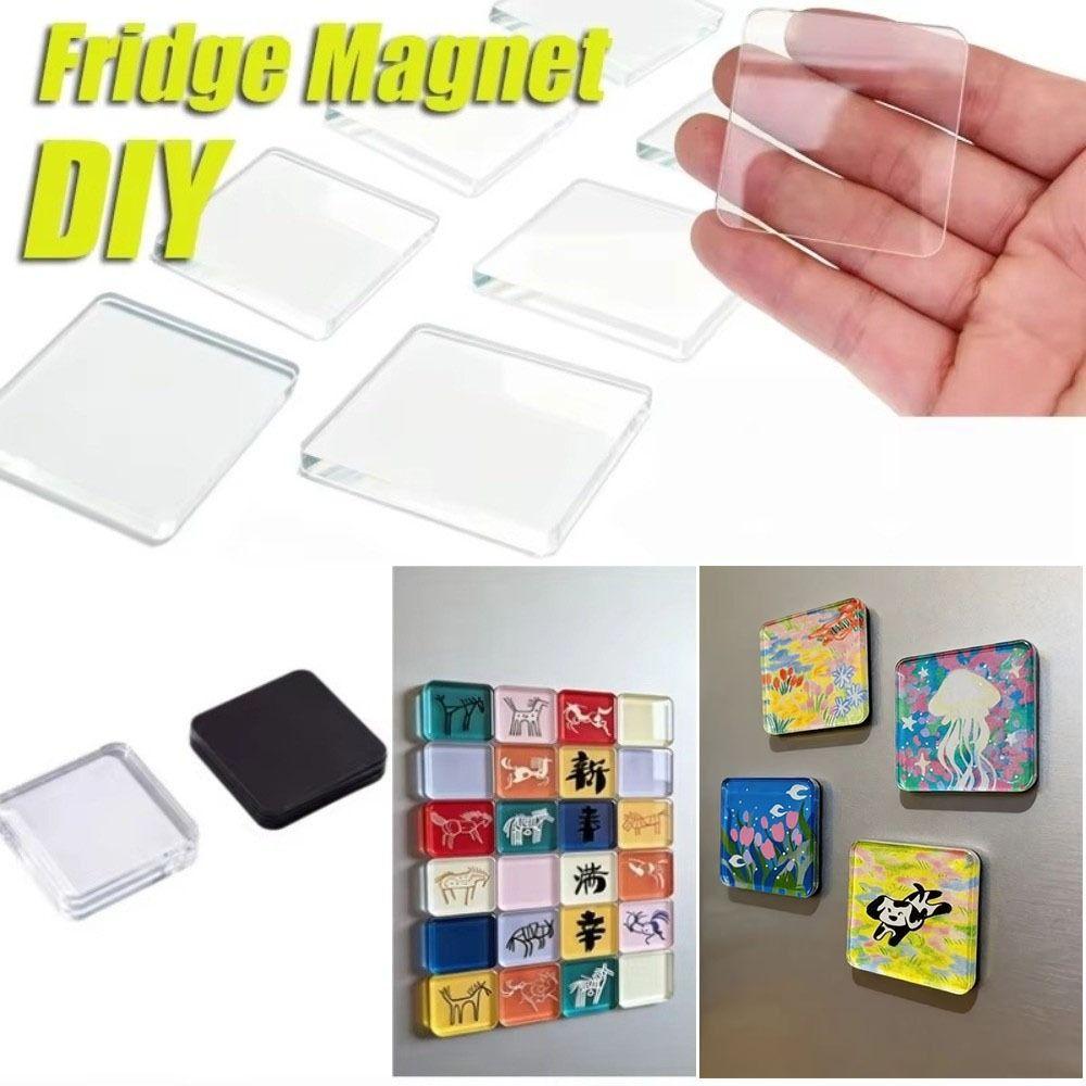 5Pcs/set Self-Adhesive Craft Magnet Set Handmade Fridge Magnet Package  Home Decor