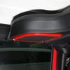 Voodonala for Jeep JK Roof Top Speaker Audio Trim for 2015-2018 Jeep Wrangler JK JKU, ABS Red 2 pcs