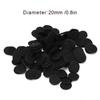 100pcs Black Round Filter Pads Accessory for Blackhead Removal Beauty Machine (20mm)