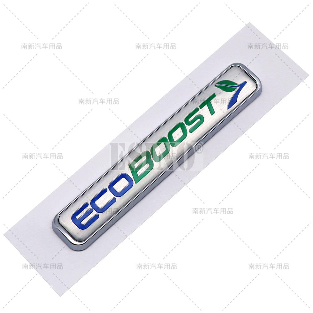 3D ABS Ecoboost 180 200 245 4WD Rear Trunk Fender Adhesive Badge Tailgate Displaceme Decorative Emblem for Ford