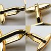 Used NINA RICCI Cuffs Tie Pin Set Metal Gold Silver Suit