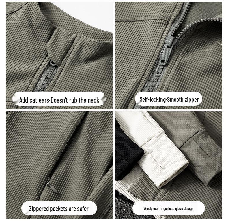 Women's High-End Yoga and Climbing Outfit - 3-Piece Set for Autumn/Winter 2024