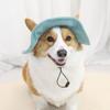 Pet Accessories Adjustable Dog Fisherman Hat Breathable Soft Dog Baseball Cap with Ear Holes Cat Sunscreen Hat Travel
