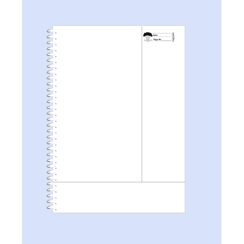 Amblitz Unruled Spiral Notebook | Upsc Topper'S Template For Current Affairs & General Studies Notemaking | Unique Forma
