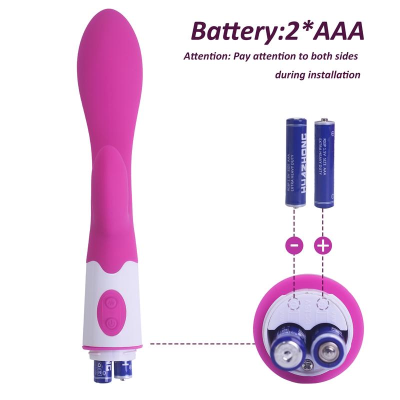 Vibrator iepure cu 30 de viteze, vibrator punct G, vibrator Dildo pentru femei, stimulator vagin-clitoris, masturbare feminină, jucării sexuale pentru adulți