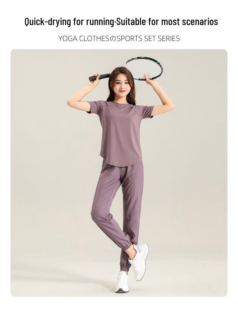 Women's Petite Quick-Dry Jogger Pants for Running, Fitness, Hiking, and Travel