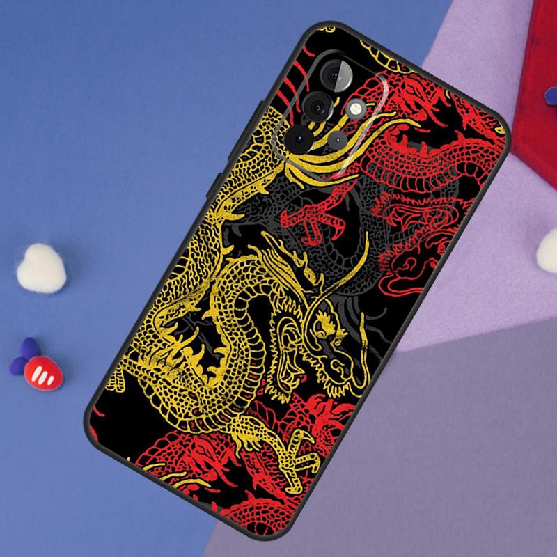DRAGON TATTOO JAPANESE Case For Samsung Galaxy A13 A16 A26 A36 A56 A06 A55 A35 A15 A54 A34 A14 A53 A12 A22 A32 A52