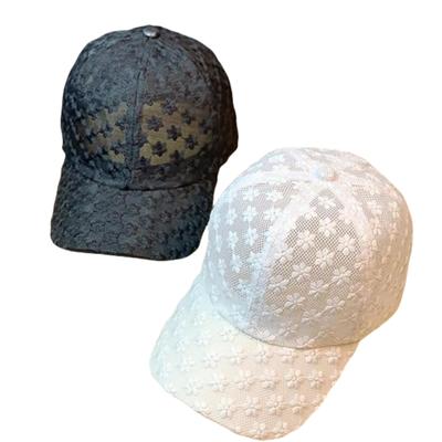 Yaz Dantel Şapka Pamuklu Beyzbol Şapkası Kadın Kız için Nefes Alabilen File Snapback Şapka Hip Hop Moda Kadın Şapkası Çiçekli Şapka Ayarlanabilir