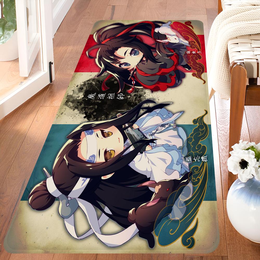 Mo Dao Zu Shi MDZS Anime Floor Mat Cheaper Anti-slip Modern Living Room Balcony Printed Bedside Mats
