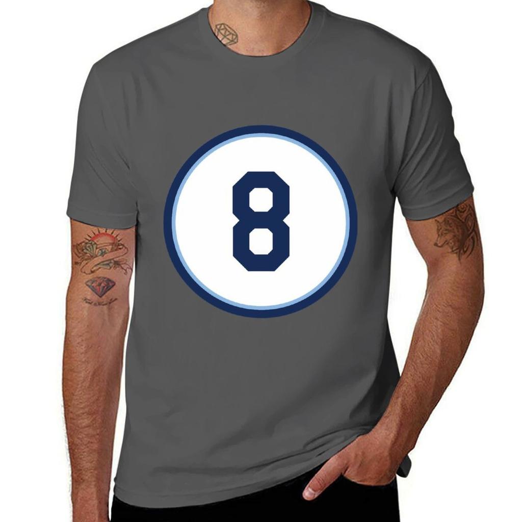 Brandon Lowe 8 Rugnummer T-shirt Zomer Vakantie Casual T-shirt