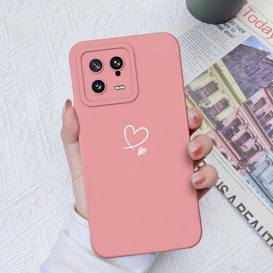 For Xiaomi 13 Pro Lite Civi2 Phone Cases Special Pattern Cover Camera Protection Smooth Liquid Silicone Anti fingerprint Shell