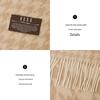 ELLE 100% Merino Wool Houndstooth Scarf & Shawl Gift Set