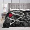 The Weeknd XO Album Flannel Blanket  Super Warm Throw Blanket for Home Decor Camping Pattern Bedspread Sofa Bed Cover