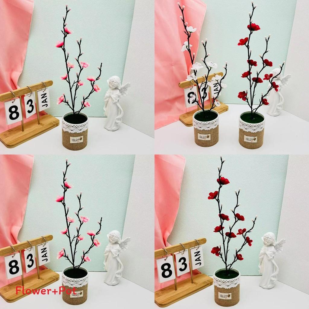 Faux Plant With Silk And Plastic Materials For Living Room Garden Decoration