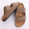 Fashion Crestar Trendy Clogs for Women Men Dupes Unisex Suede Cork Footbed Home Sandals with Arch Support Fashion Leather Potato Shoes