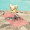 Boho Schmetterlingsdruck Strandtuch, Schnelltrocknendes Weiches Mikrofaserhandtuch für den Sommerurlaub