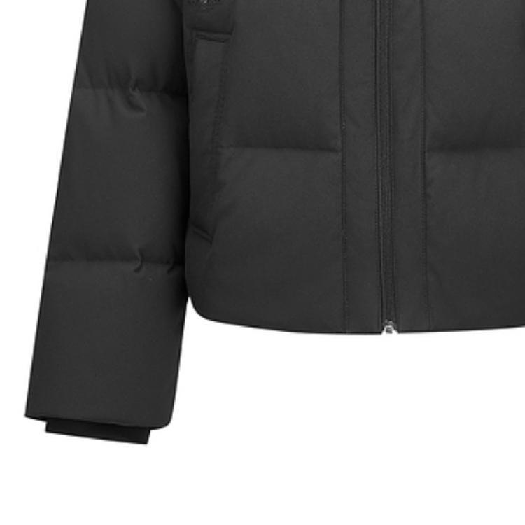 Skechers Freedom Series Warm Comfortable Skin-Friendly Soft Short Down Jacket Women Outerwear Midnight-Black P424W181-03B6