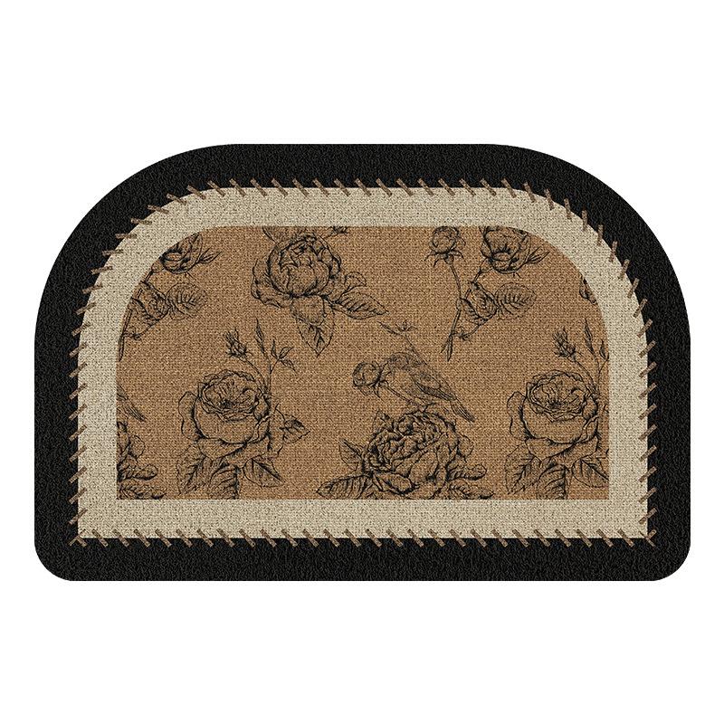Tappetino d'ingresso Retro Resistente allo Sporco e Antiscivolo per Uso Domestico