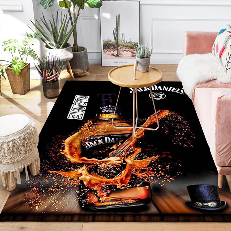 Custom 1Pc Jagermeister Deer Cross Rug Office Carpet Indoor Outdoor Entrance Doormat Nonslip Soft And Comfortable Living Room D2915145