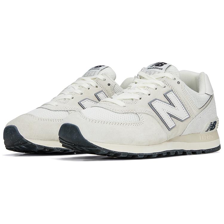 Neu New Balance 574 Off White Grau U574LS2