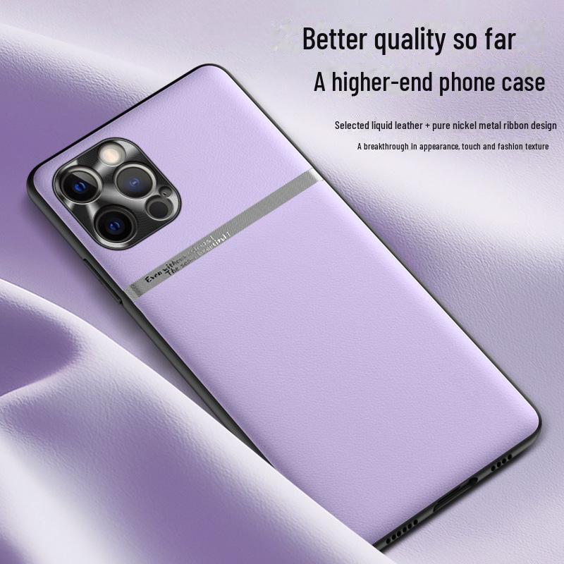 Prémiový kryt z tekuté kůže pro Apple 12 Pro Max, odolný proti pádům a skvrnám, jednodílný design