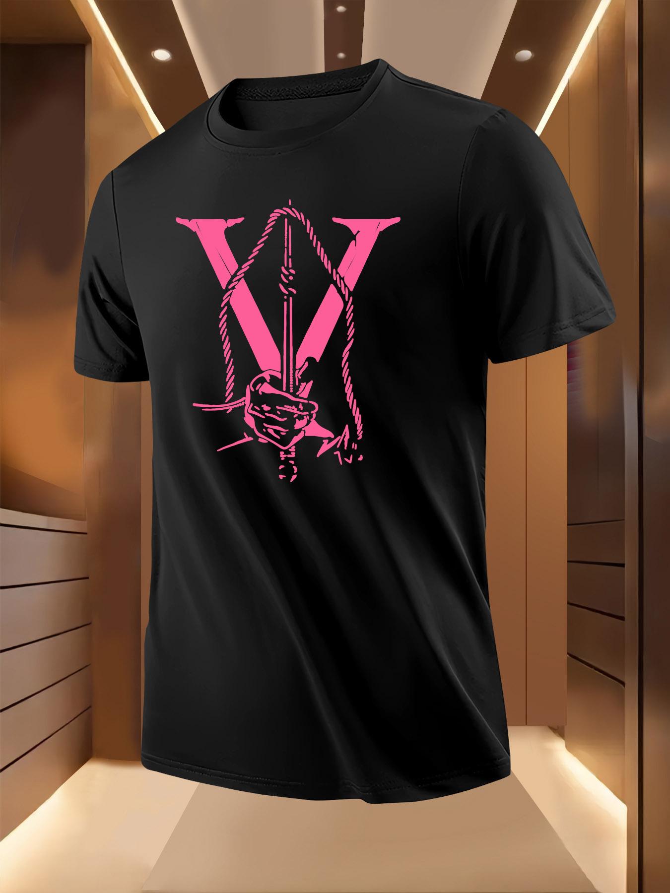 Graphic Tshirt Graphic Tshirt - Bold Pink V-Knot and Rope... XL