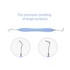 Dental Double Ended Stainless Steel Resin Filler Set Composite Resin Filling Spatula Silicone Handle Dental 3