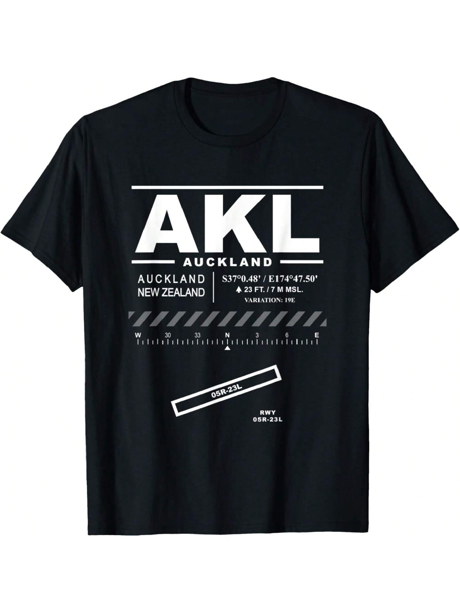 Auckland Airport New Zealand AKL T-Shirt S разноцветный