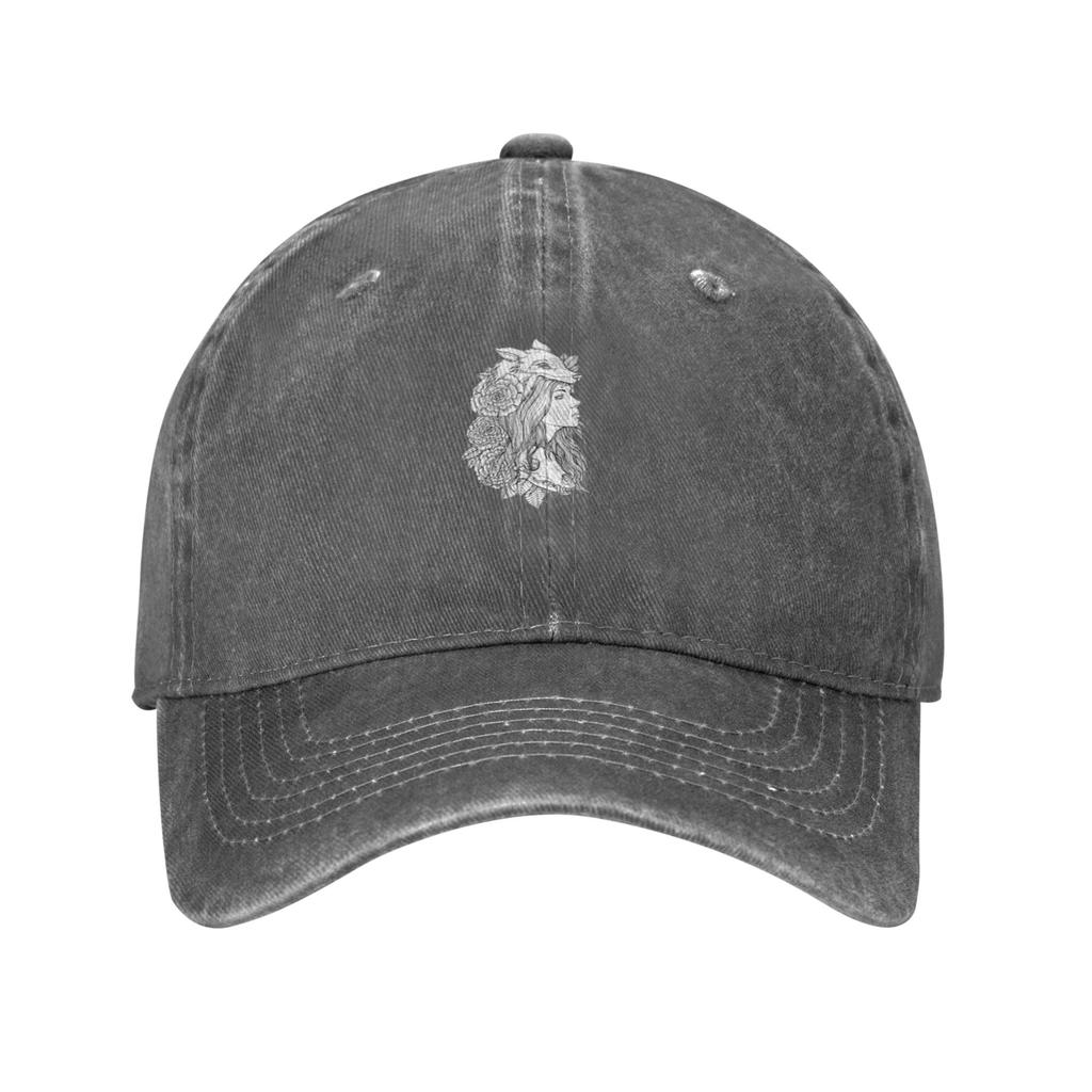 Wolf Noggin Youthful Style Baseball Cap AntiAging Travel Casual Denim Hat