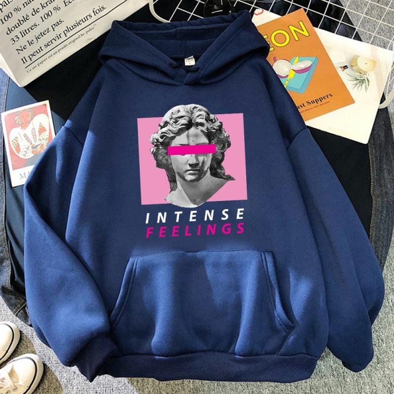 Intense Feelings Funny Hot Sale Hoodies Womens B