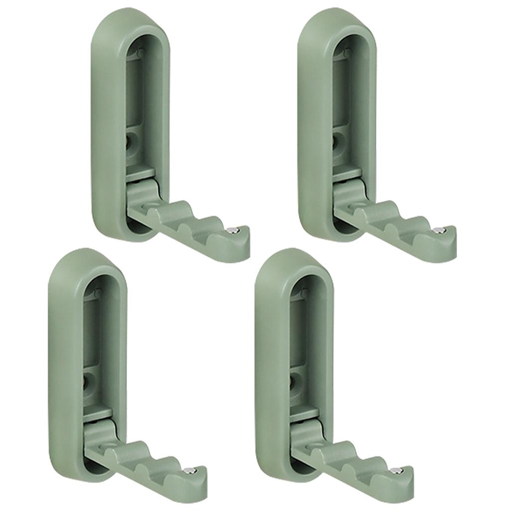 4Pcs Retractable Wall Hooks for Bathroom & Closet Space Saving Folding Hooks Functional & Stylish Hook for Keys & Hats